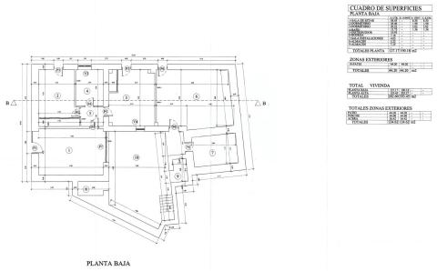 Plano planta alta